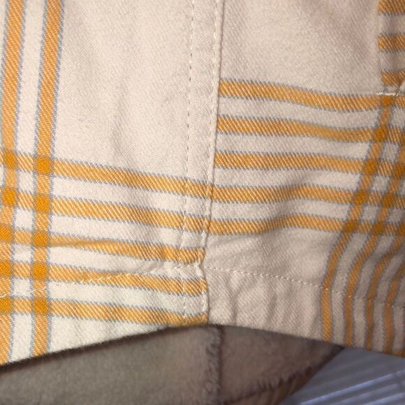 Eddie Bauer 2X Tall Cotton Flannel Plaid Sherpa Shirt Jacket Shacket - Picture 11 of 16